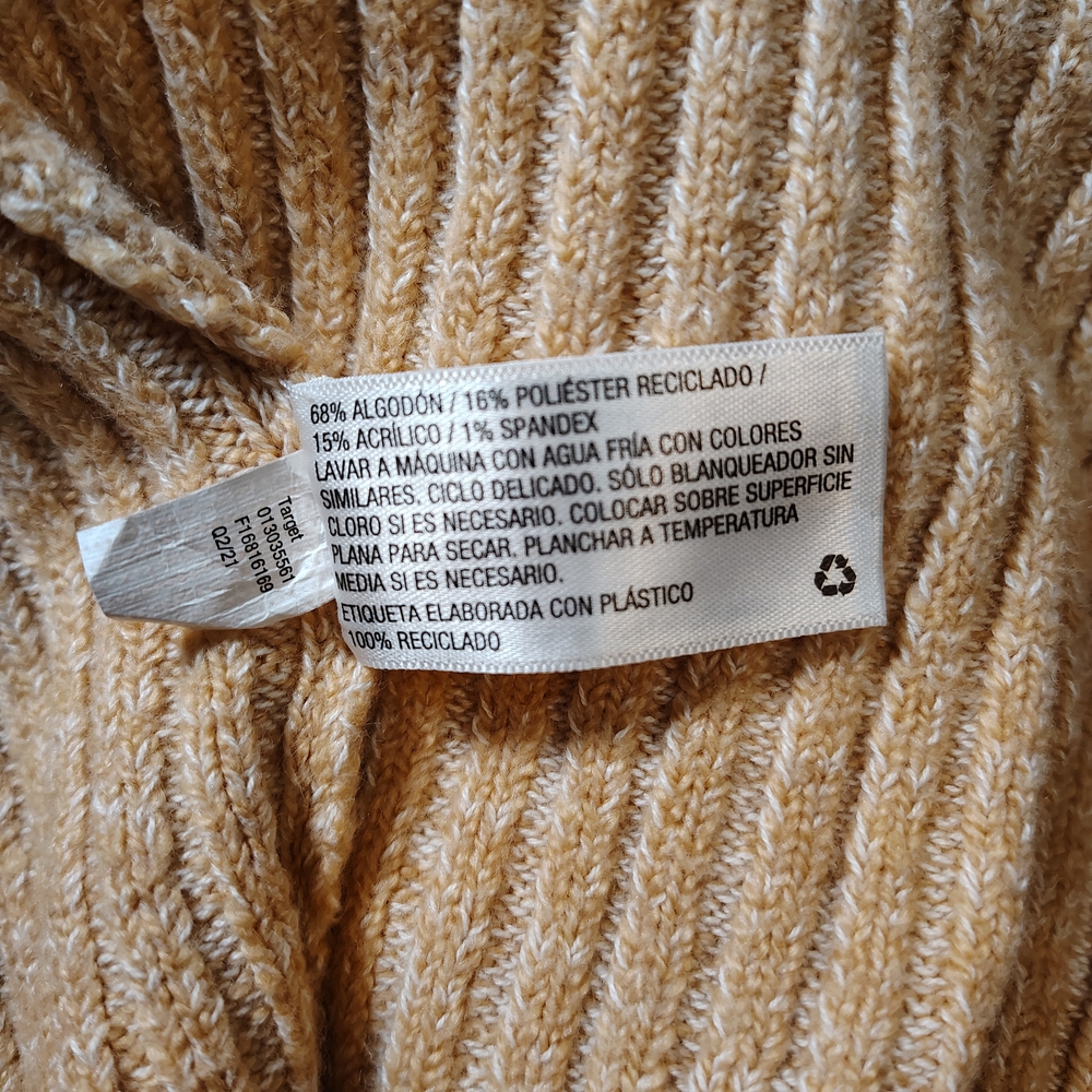 Universal Thread Beige Ribbed Cardigan - Picture 5 of 8